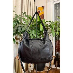 ♦️AUTHENTIC VINTAGE TORY BURCH T LEATHER HOBO/CROSSBODY/SHOULDER BAG